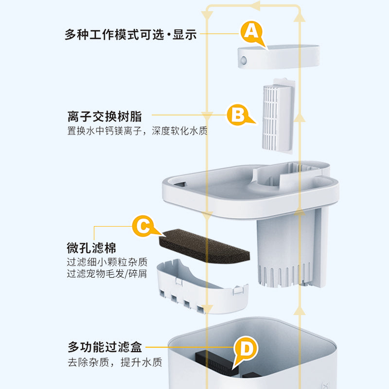 2L Sleep-level quiet Pet water dispenser